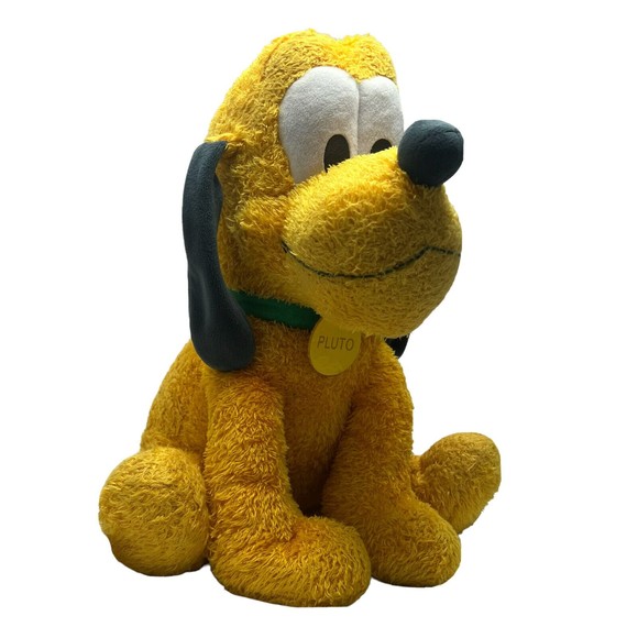 Pluto Weighted Plush Medium 14'' Disney Parks Exclusive Missing Weight Souvenir - Picture 1 of 10